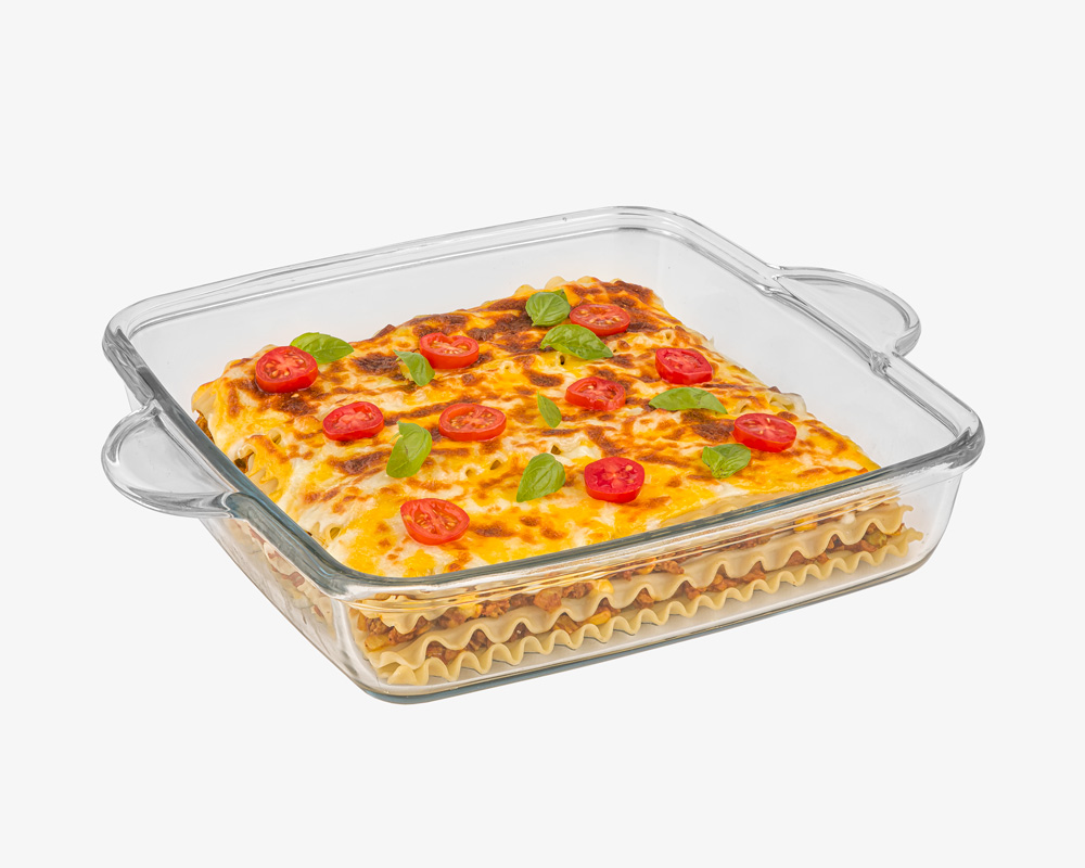 تابه چهارگوش شیشهای 3 لیتر